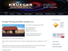 Tablet Screenshot of kruegerprinting.com